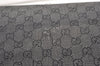 Authentic GUCCI Vintage Shoulder Tote Bag GG Canvas Leather 36173 Black 1527K