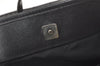 Authentic GUCCI Vintage Shoulder Tote Bag GG Canvas Leather 36173 Black 1527K