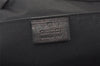 Authentic GUCCI Vintage Shoulder Tote Bag GG Canvas Leather 36173 Black 1527K