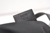 Authentic GUCCI Vintage Shoulder Tote Bag GG Canvas Leather 36173 Black 1527K