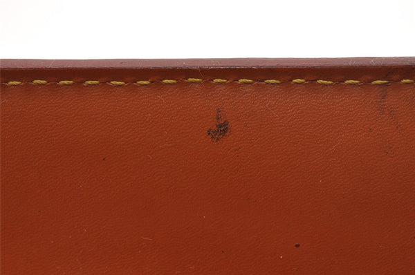 Auth Louis Vuitton Epi Pochette Sellier Dragonne Clutch Bag M52618 Brown 1529I