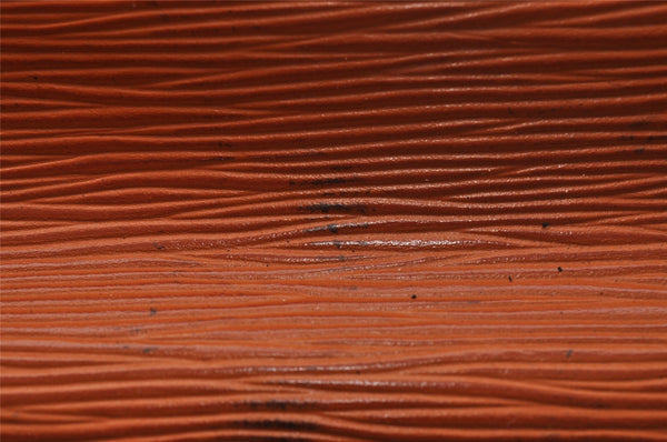 Auth Louis Vuitton Epi Pochette Sellier Dragonne Clutch Bag M52618 Brown 1529I