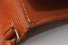 Auth Louis Vuitton Epi Pochette Sellier Dragonne Clutch Bag M52618 Brown 1529I