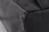 Authentic GUCCI Vintage Drawstring Backpack Nylon Leather 0030233 Black 1529K