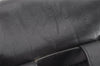 Authentic GUCCI Vintage Drawstring Backpack Nylon Leather 0030233 Black 1529K