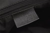 Authentic GUCCI Vintage Drawstring Backpack Nylon Leather 0030233 Black 1529K