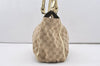 Authentic GUCCI Abbey Shoulder Tote Bag GG Canvas Leather 189831 Beige 1530J