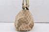Authentic GUCCI Abbey Shoulder Tote Bag GG Canvas Leather 189831 Beige 1530J