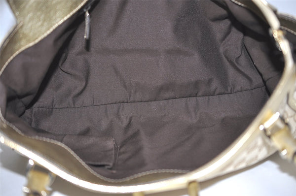 Authentic GUCCI Abbey Shoulder Tote Bag GG Canvas Leather 189831 Beige 1530J