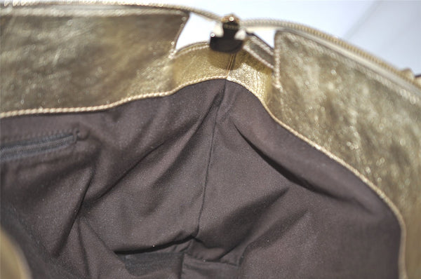 Authentic GUCCI Abbey Shoulder Tote Bag GG Canvas Leather 189831 Beige 1530J