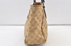 Authentic GUCCI Shoulder Tote Bag GG Canvas Leather 113019 Beige 1530K