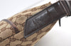 Authentic GUCCI Shoulder Cross Body Bag GG Canvas Leather 145857 Brown 1531K