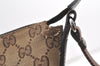 Authentic GUCCI Shoulder Cross Body Bag GG Canvas Leather 145857 Brown 1531K