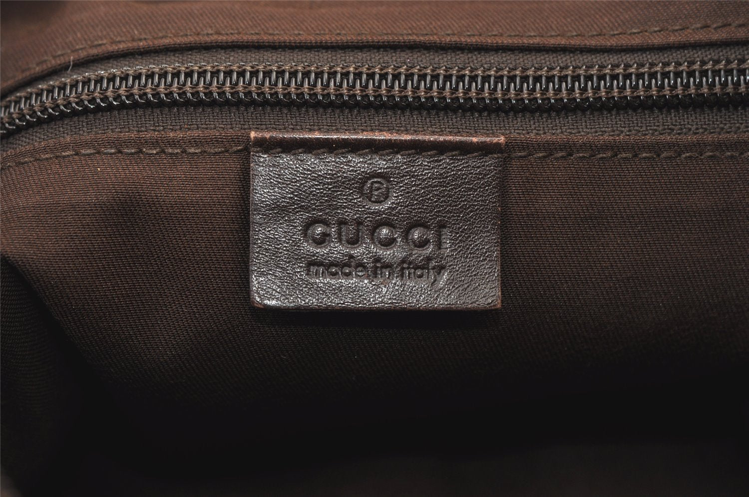Authentic GUCCI Shoulder Cross Body Bag GG Canvas Leather 145857 Brown 1531K