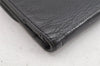 Authentic CHANEL Vintage Caviar Skin CC Logo Trifold Wallet Purse Black 1532K