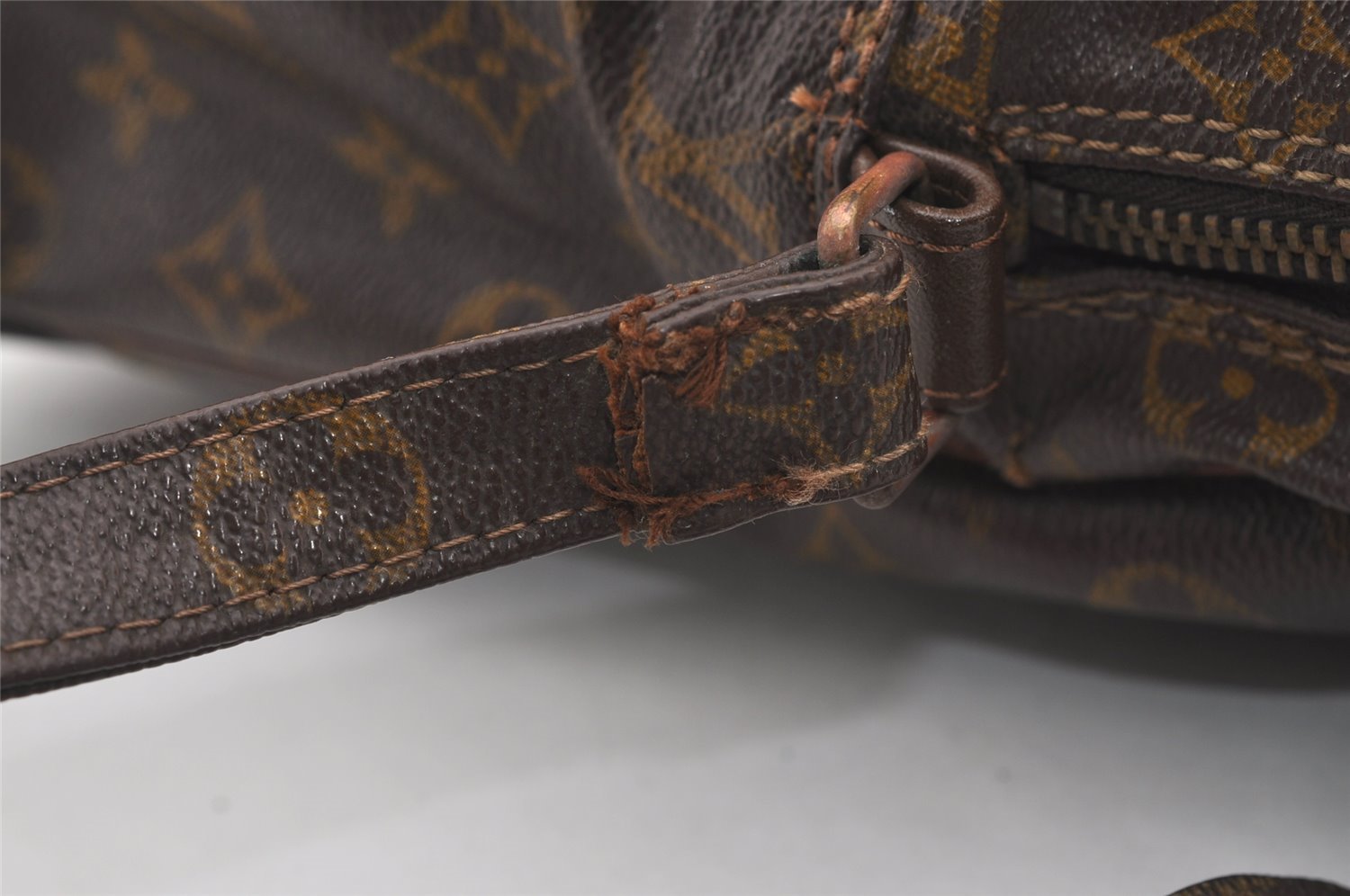 Authentic Louis Vuitton Monogram Marceau Shoulder Cross Body Bag Old Model 1533J