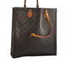 Authentic Louis Vuitton Monogram Sac Plat Hand Tote Bag M51140 LV Junk 1533K