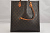 Authentic Louis Vuitton Monogram Sac Plat Hand Tote Bag M51140 LV Junk 1533K