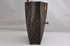 Authentic Louis Vuitton Monogram Sac Plat Hand Tote Bag M51140 LV Junk 1533K