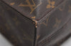 Authentic Louis Vuitton Monogram Sac Plat Hand Tote Bag M51140 LV Junk 1533K