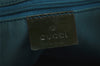 Authentic GUCCI Abbey Hand Tote Bag Purse GG Canvas Enamel 141471 Brown 1534J