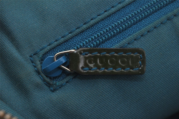 Authentic GUCCI Abbey Hand Tote Bag Purse GG Canvas Enamel 141471 Brown 1534J