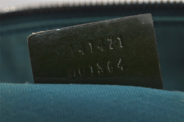 Authentic GUCCI Abbey Hand Tote Bag Purse GG Canvas Enamel 141471 Brown 1534J