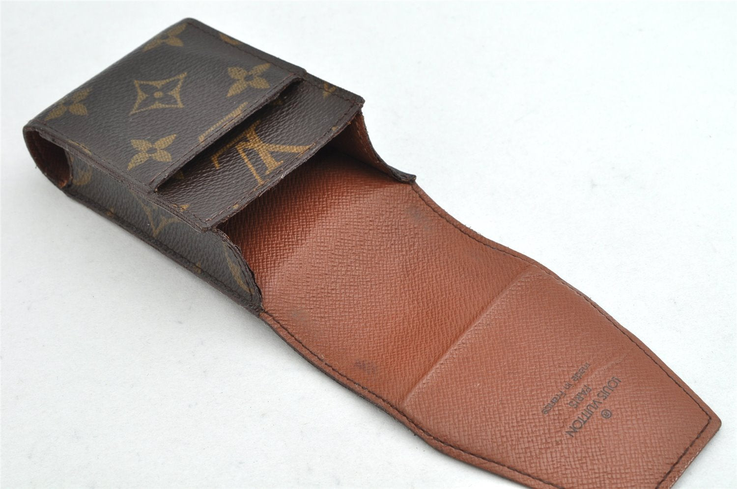 Authentic Louis Vuitton Monogram Etui Cigarette Case M63024 LV 1534K