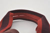 Authentic HERMES Fourre Tout Cabas Hand Tote Bag Canvas Bordeaux Red 1535J