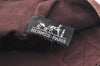 Authentic HERMES Fourre Tout Cabas Hand Tote Bag Canvas Bordeaux Red 1535J