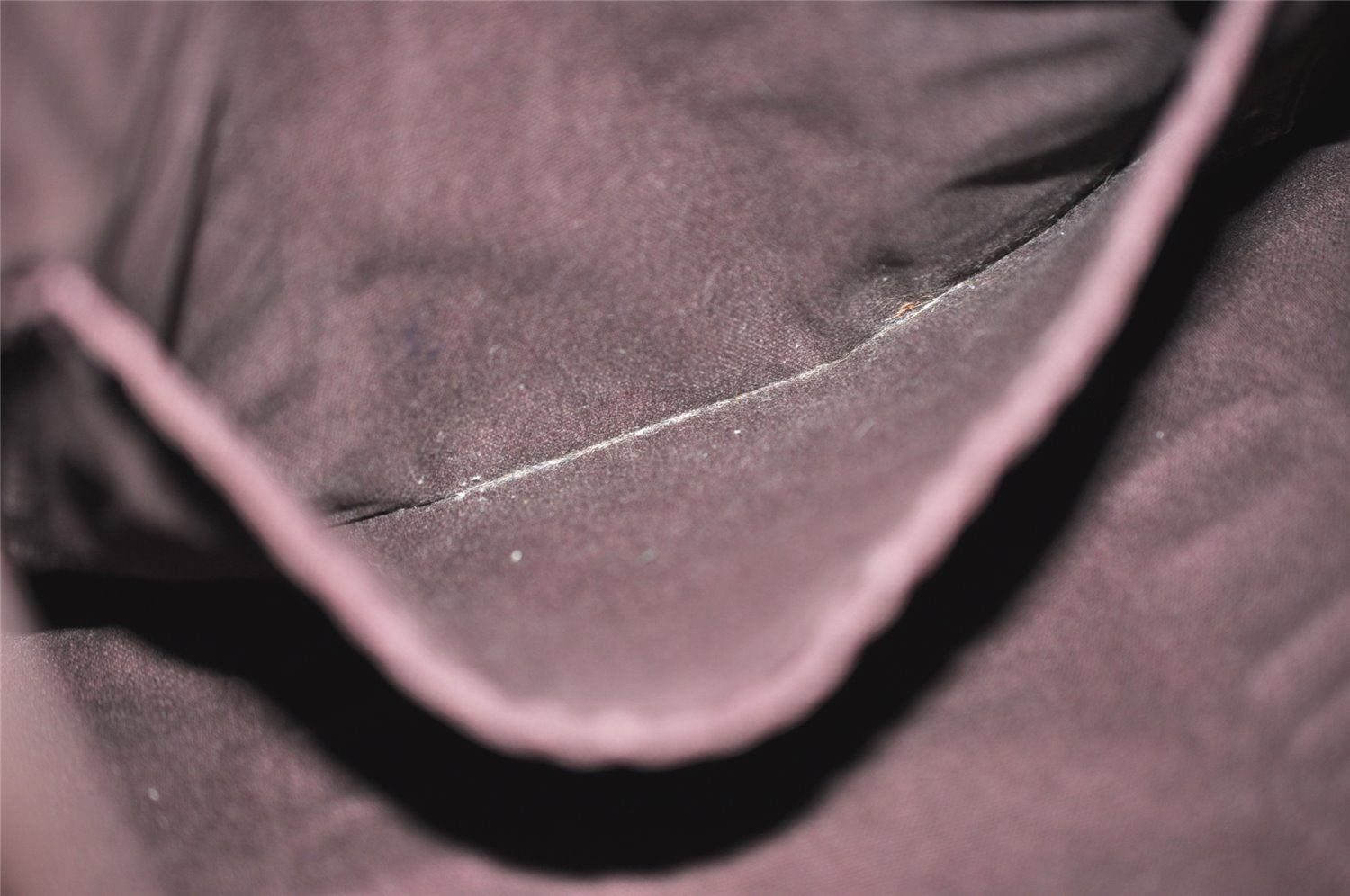 Authentic HERMES Fourre Tout Cabas Hand Tote Bag Canvas Bordeaux Red 1535J