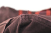 Authentic HERMES Fourre Tout Cabas Hand Tote Bag Canvas Bordeaux Red 1535J
