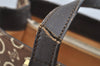 Authentic CELINE C Macadam Blason Pattern Hand Bag Canvas Leather Brown 1537K