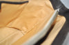 Authentic CELINE C Macadam Blason Pattern Hand Bag Canvas Leather Brown 1537K
