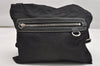 Authentic PRADA Nylon Leather Shoulder Cross Body Bag Black 1539K