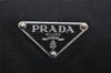 Authentic PRADA Nylon Leather Shoulder Cross Body Bag Black 1539K