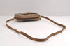 Authentic GUCCI Web Sherry Line Shoulder Cross Bag GG PVC Leather Brown 1541J