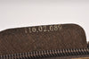 Authentic GUCCI Web Sherry Line Shoulder Cross Bag GG PVC Leather Brown 1541J