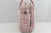 Authentic CHANEL New Travel Line 2Way Hand Bag Purse Nylon Leather Pink 1541K