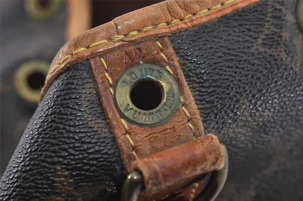 Authentic Louis Vuitton Monogram Noe Shoulder Drawstring Bag M42224 LV 1544I