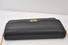 Authentic Christian Dior Chain Shoulder Cross Body Bag Purse Leather Black 1544K