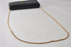 Authentic Christian Dior Chain Shoulder Cross Body Bag Purse Leather Black 1544K