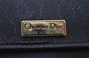 Authentic Christian Dior Chain Shoulder Cross Body Bag Purse Leather Black 1544K