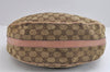 Authentic GUCCI Twins Shoulder Hand Bag GG Canvas Leather 232962 Brown 1546J