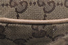 Authentic GUCCI Twins Shoulder Hand Bag GG Canvas Leather 232962 Brown 1546J