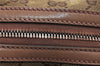 Authentic GUCCI Twins Shoulder Hand Bag GG Canvas Leather 232962 Brown 1546J