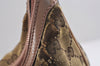 Authentic GUCCI Twins Shoulder Hand Bag GG Canvas Leather 232962 Brown 1546J