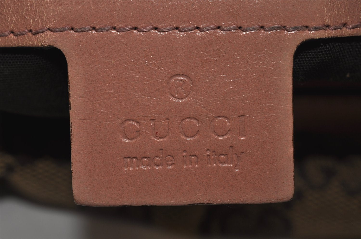 Authentic GUCCI Twins Shoulder Hand Bag GG Canvas Leather 232962 Brown 1546J