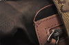 Authentic GUCCI Twins Shoulder Hand Bag GG Canvas Leather 232962 Brown 1546J