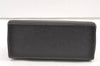 Authentic BURBERRY Vintage Leather Hand Bag Purse Black 1546K